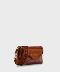 The Bridge Frida borsa camera case in pelle marrone