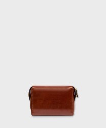 The Bridge Frida borsa camera case in pelle marrone