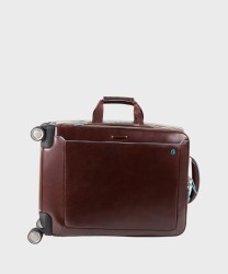 Piquadro Blue Square 55cm cabin trolley with garment bag