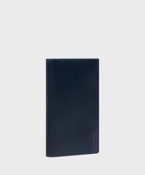Piquadro Blue Square travel document holder, blue