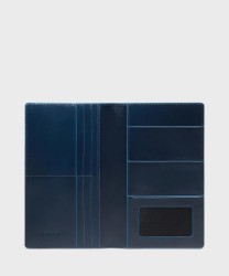 Piquadro Blue Square porta documenti da viaggio, blu
