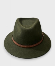 Panizza Trento Amiata felt hat rabbit, green