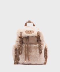 Archive La Carrie Teddy backpack, sand