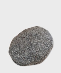 Galise 8-piece derby cap in bird's eye wool, grey