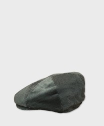 Galise 8-piece derby cap in velvet, green