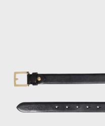 The Bridge Berenice belt with square buckle, black