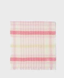 Marella Brusson scarf with woven wool blend, pink