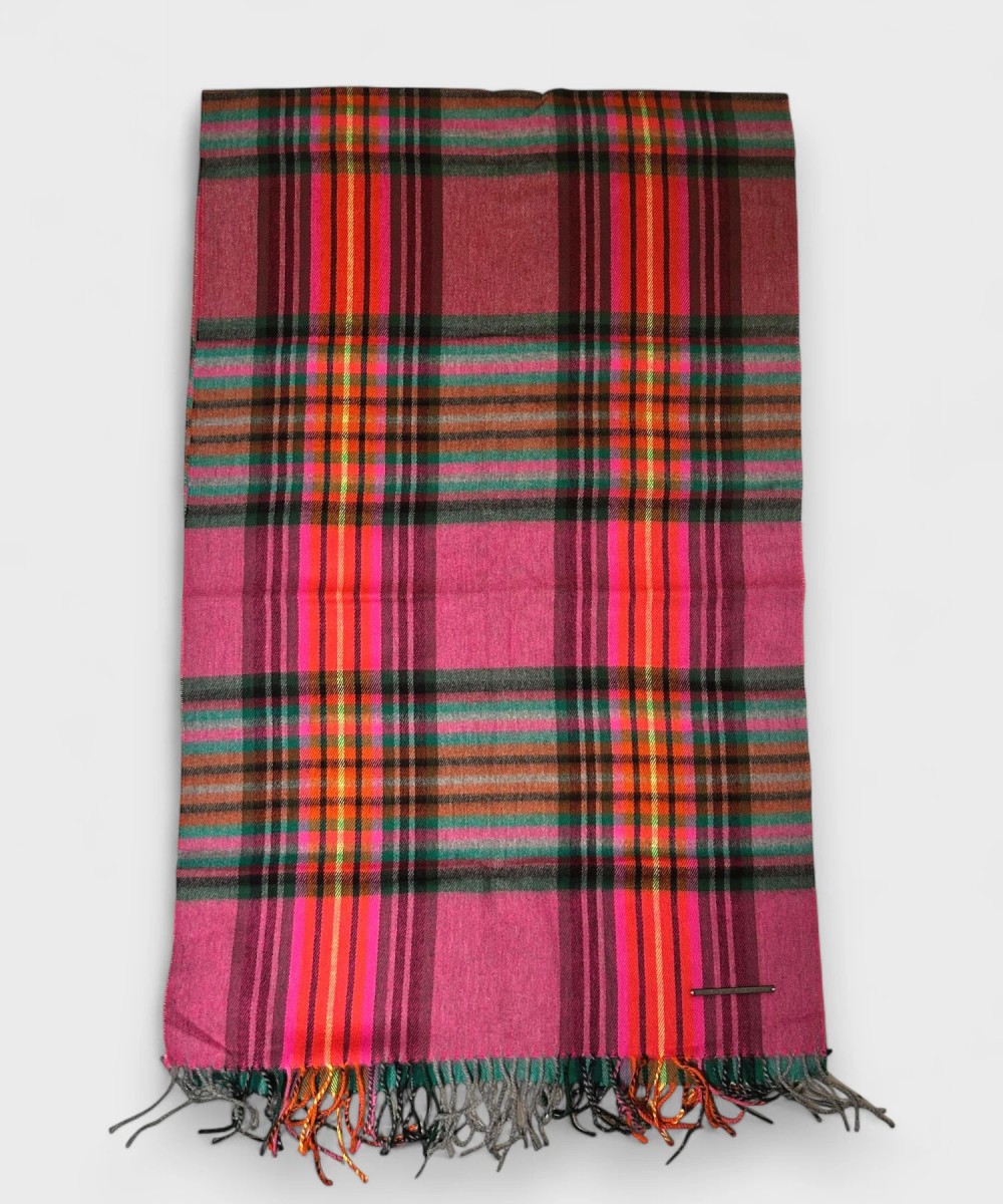 Piquadro patterned scarf, Ratti fabrics, orange...