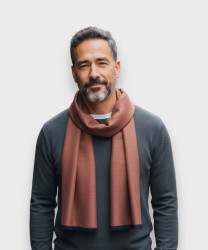 Galise scarf in wool mohair blend in solid color, grey