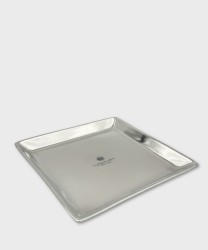AG Spalding & Bros Plate square in alluminio