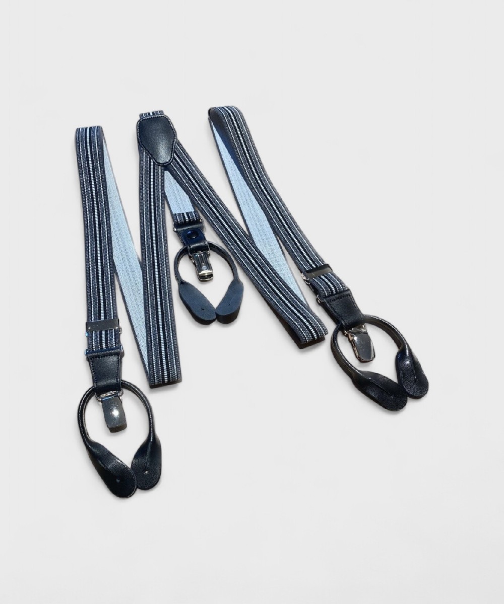 Bobby Bolton Elastic Braces with Clip and...