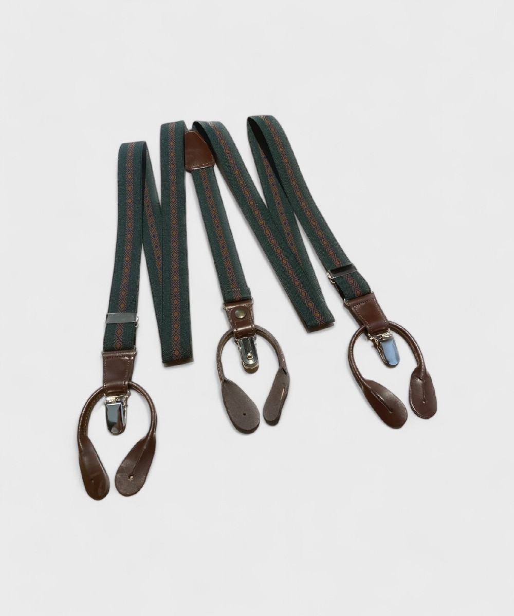 Bobby Bolton Elastic Braces with Clip and...