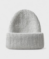 Bluestars Antelope Wool Cashmere Blend Hat, Light Grey