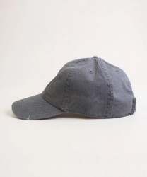 Galise berretto baseball vintage in cotone organico grigio
