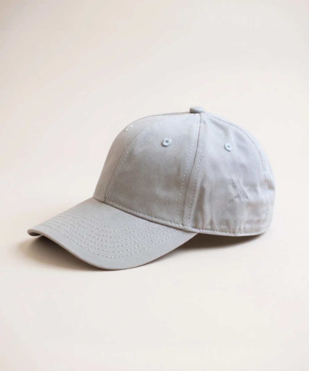 Galise organic cotton baseball cap light grey