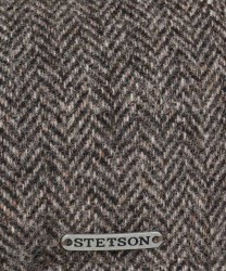 Stetson Texas Wool Herringbone coppola in lana, antra melange