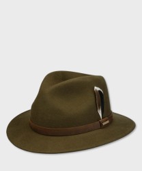 Stetson Traveller Woolfelt Hat, Green
