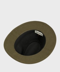 Stetson Traveler Waxed Cotton hat, olive
