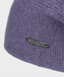 Stetson Beanie Merino Wool Knit Hat, Lavender