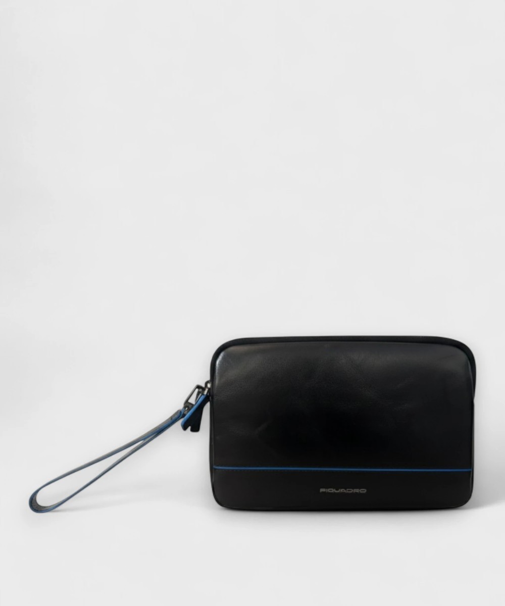 Piquadro Blue Square flat clutch bag, 2...
