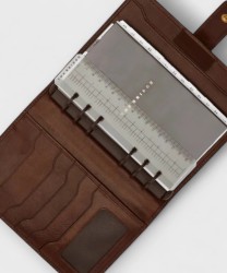 The Bridge Story agenda organizer holder, brown