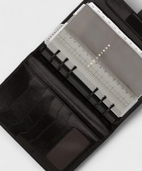 The Bridge Story porta agenda con organizer in pelle nero