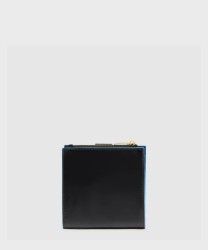 Piquadro Blue Square portafogli compato con portamonete e 9 cc