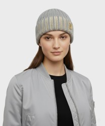 Borsalino Beanie berretto vanise in lana vergine a coste