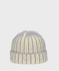Borsalino Beanie berretto vanise in lana vergine a coste