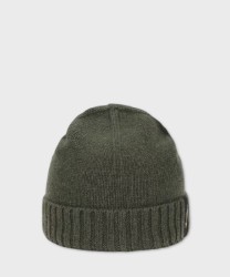 Borsalino City Beanie cap in shaved eco cashmere, malachite