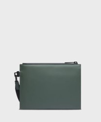 Piquadro Corner C2OW flat clutch bag, green