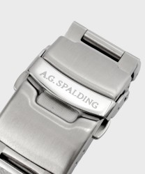 AG Spalding & Bros New Diver orologio da polso, 43 mm, nero
