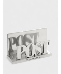 AG Spalding & Bros porta lettere in alluminio con scritta Post