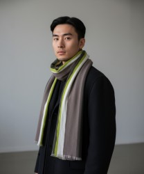 Andrea's 1947 Clio scarf, coco brown