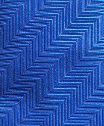 Missoni three-fold silk tie with ladder print, blue