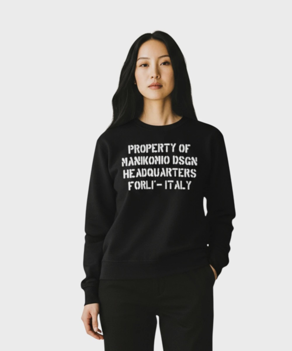 Manikomio Dsgn Sweatshirt forest cotton...