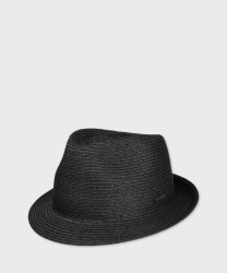 Stetson Trilby Toyo cappello in paglia, black
