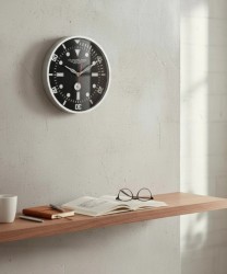 AG Spalding & Bros Diver wall clock orologio da muro 30 cm, nero