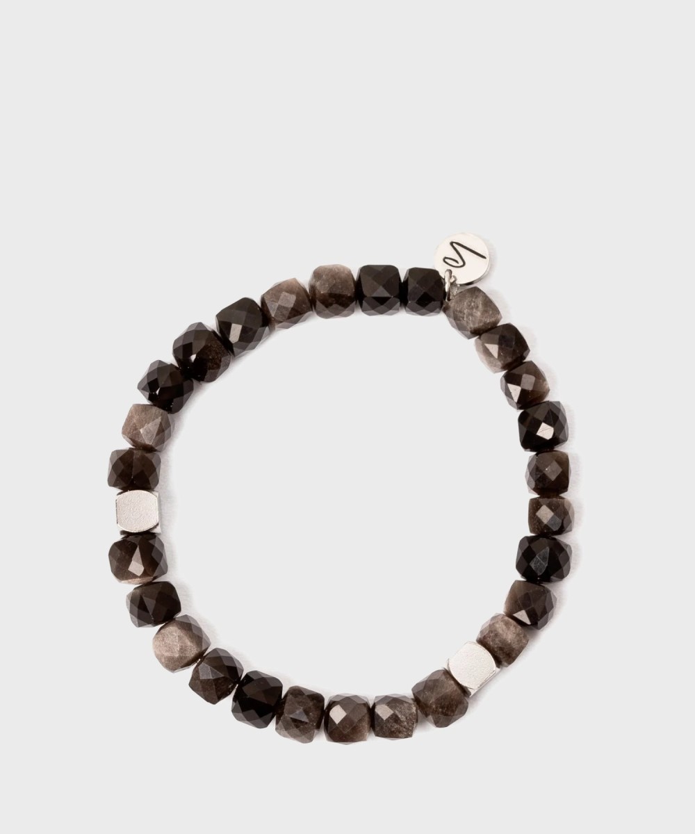 Sodini Noah black stone bracelet
