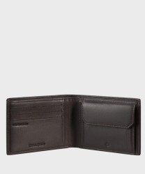 Samsonite Attack 2 SLG portafogli 6 cc, portamonete, ebony brown