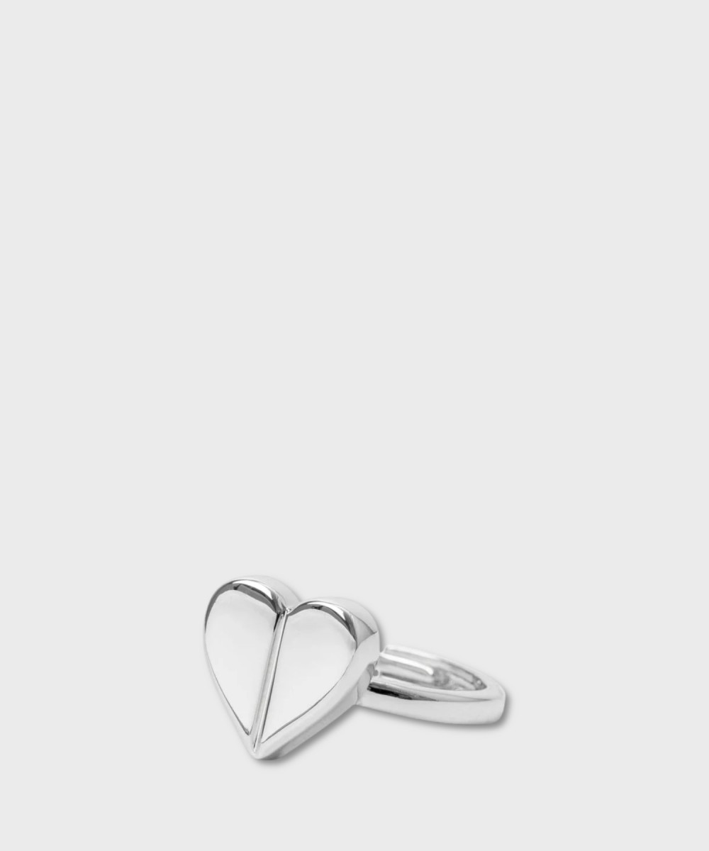 Sodini Sharethelove anello cuore, argento