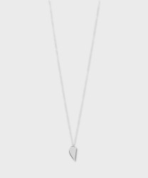 Sodini Sharethelove collana lunga cuore sinistro, argento