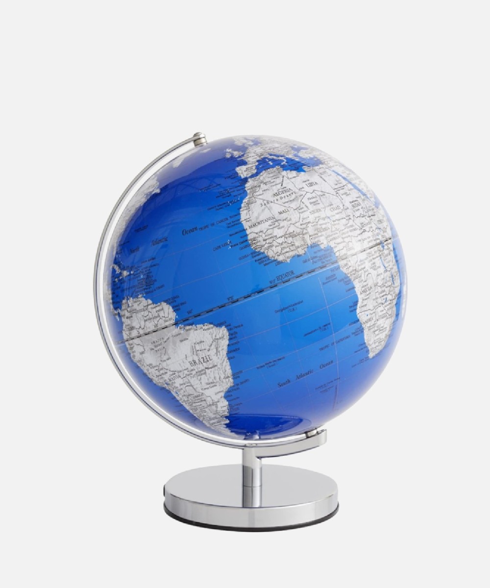 EmForm Stellar Royal mappamondo luminoso blu,...