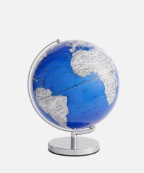 Archivio EmForm Stellar Royal mappamondo luminoso, blu, 30 cm