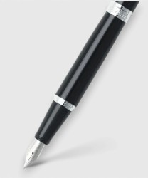 Sheaffer 300 penna stilografica punta M, glossy black