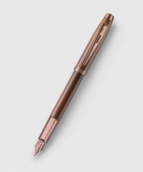Sheaffer 100 fountain pen, M nib, matt brown coffee