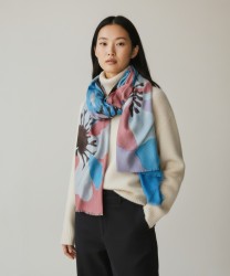 Frangipani Cecia sciarpa in modal, turquoise