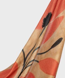 Frangipani Euro sciarpa in modal, beige