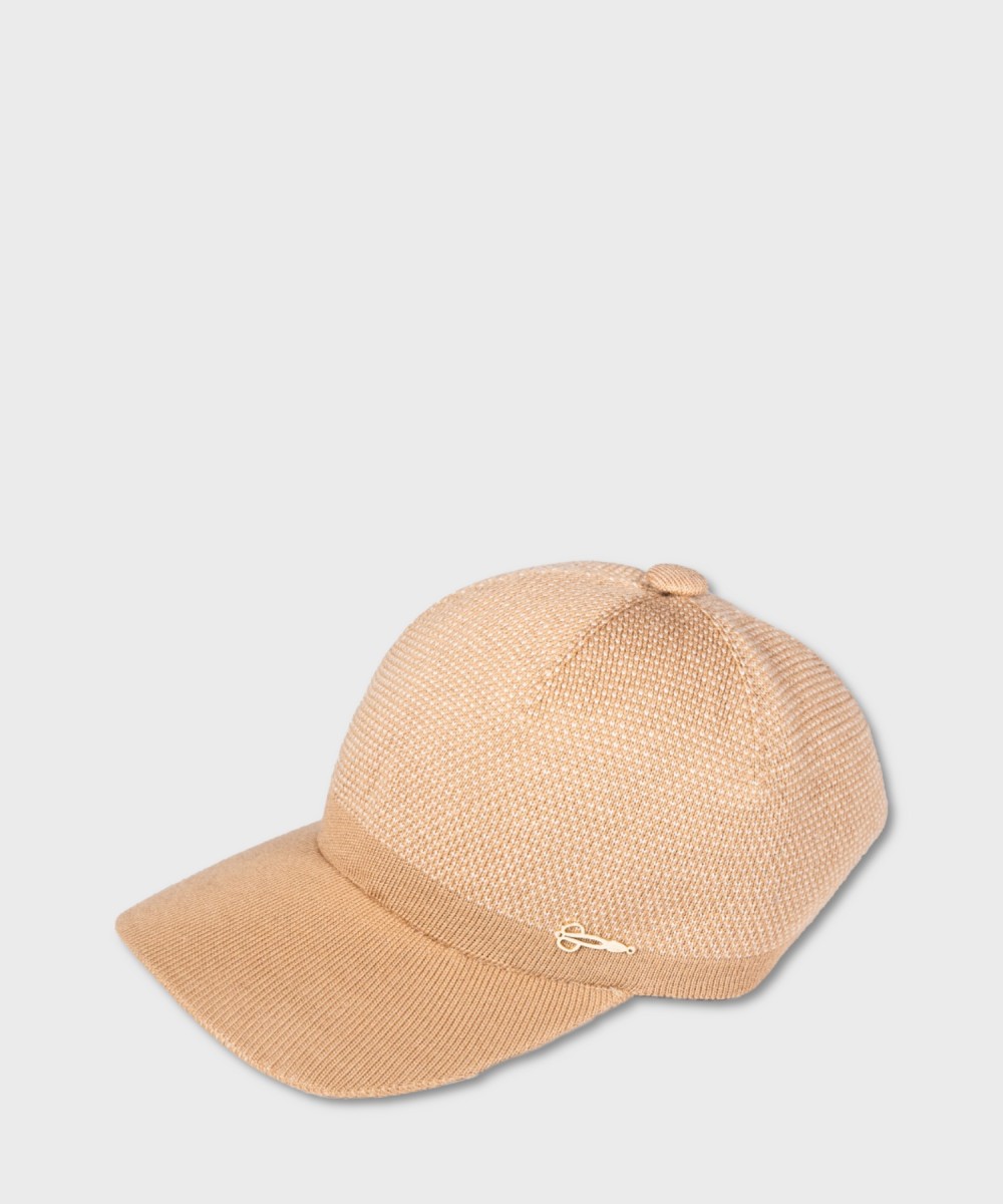 Catarzi Perth wool baseball cap, camel