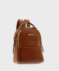 The Bridge Pearl District zaino in pelle marrone